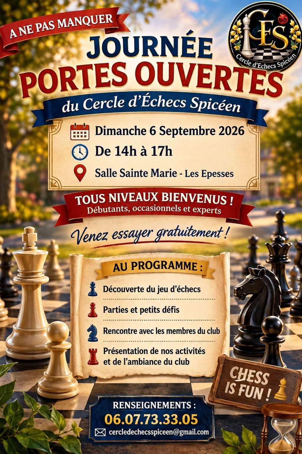 Affiche – JOURNÉE PORTES OUVERTES